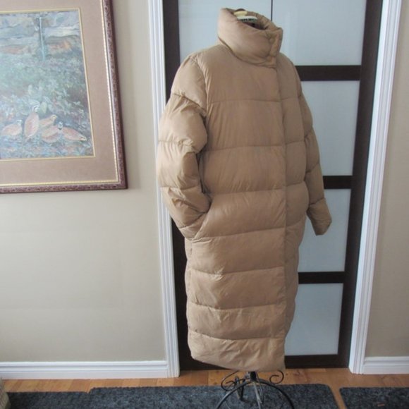 WOMEN'S PUFFER COAT. BEIGE. XL. NWT. - Picture 1 of 13